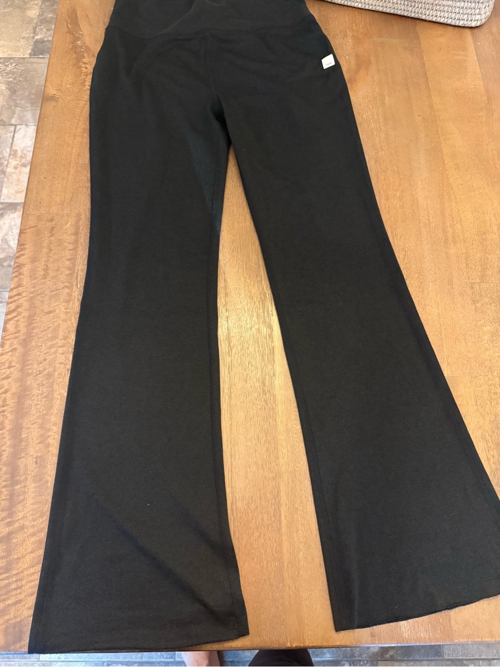 Vuori Black Flared Yoga Pants